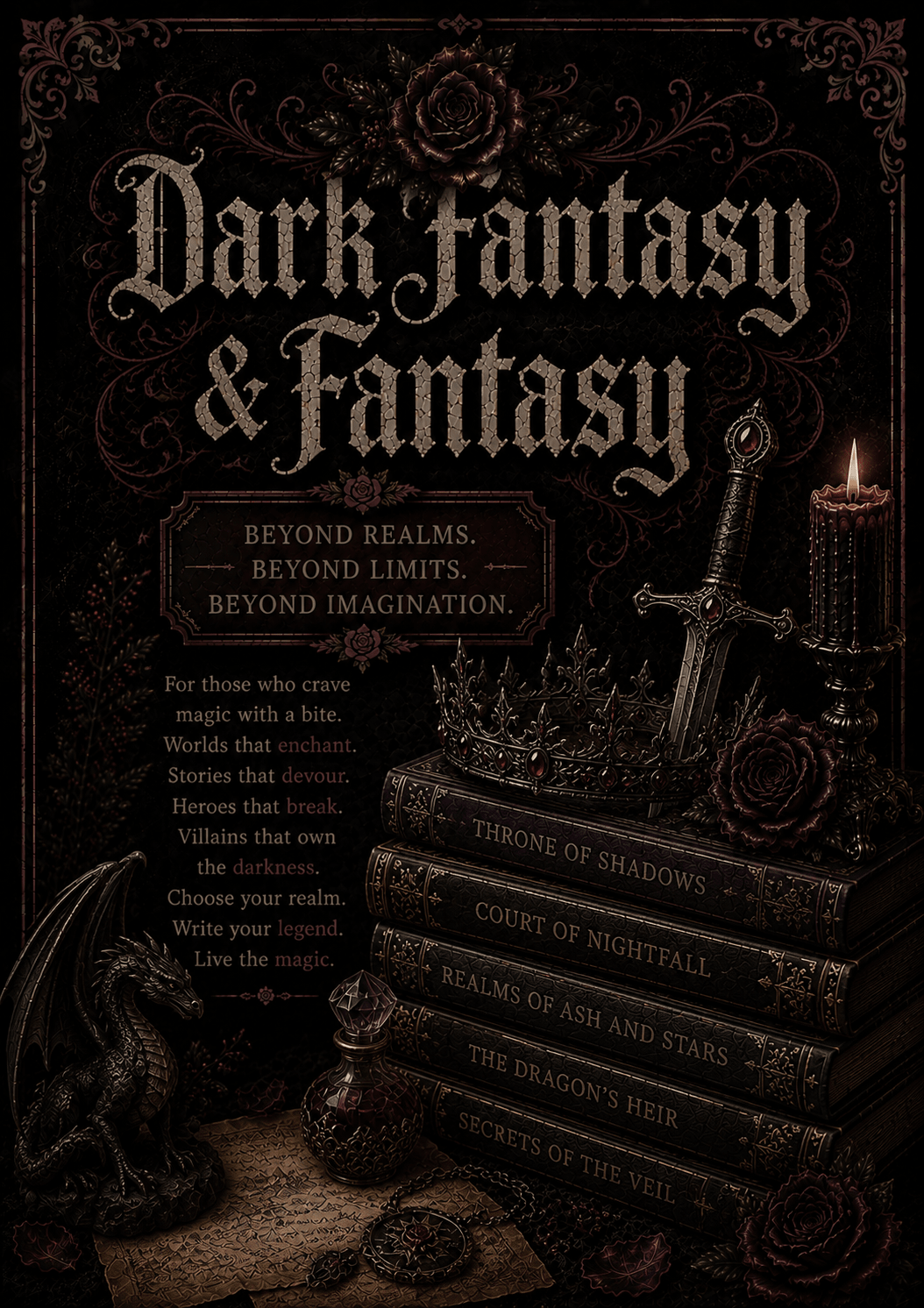 Dark Fantasy & Fantasy - The Dark Rose Emporium