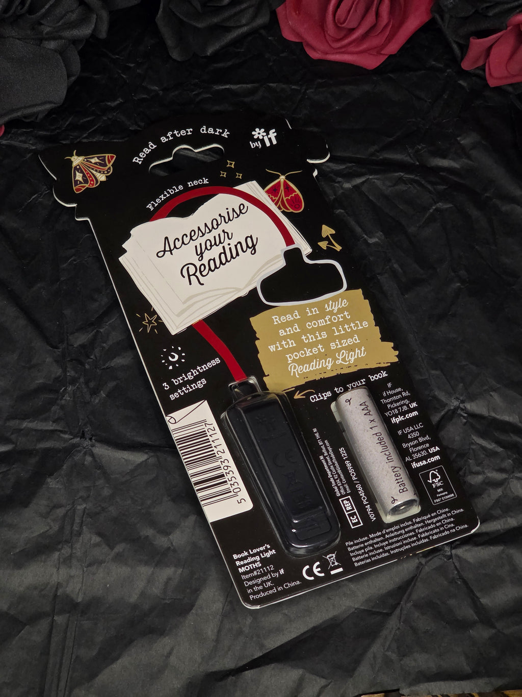 Book Lover's Reading Light – Moths