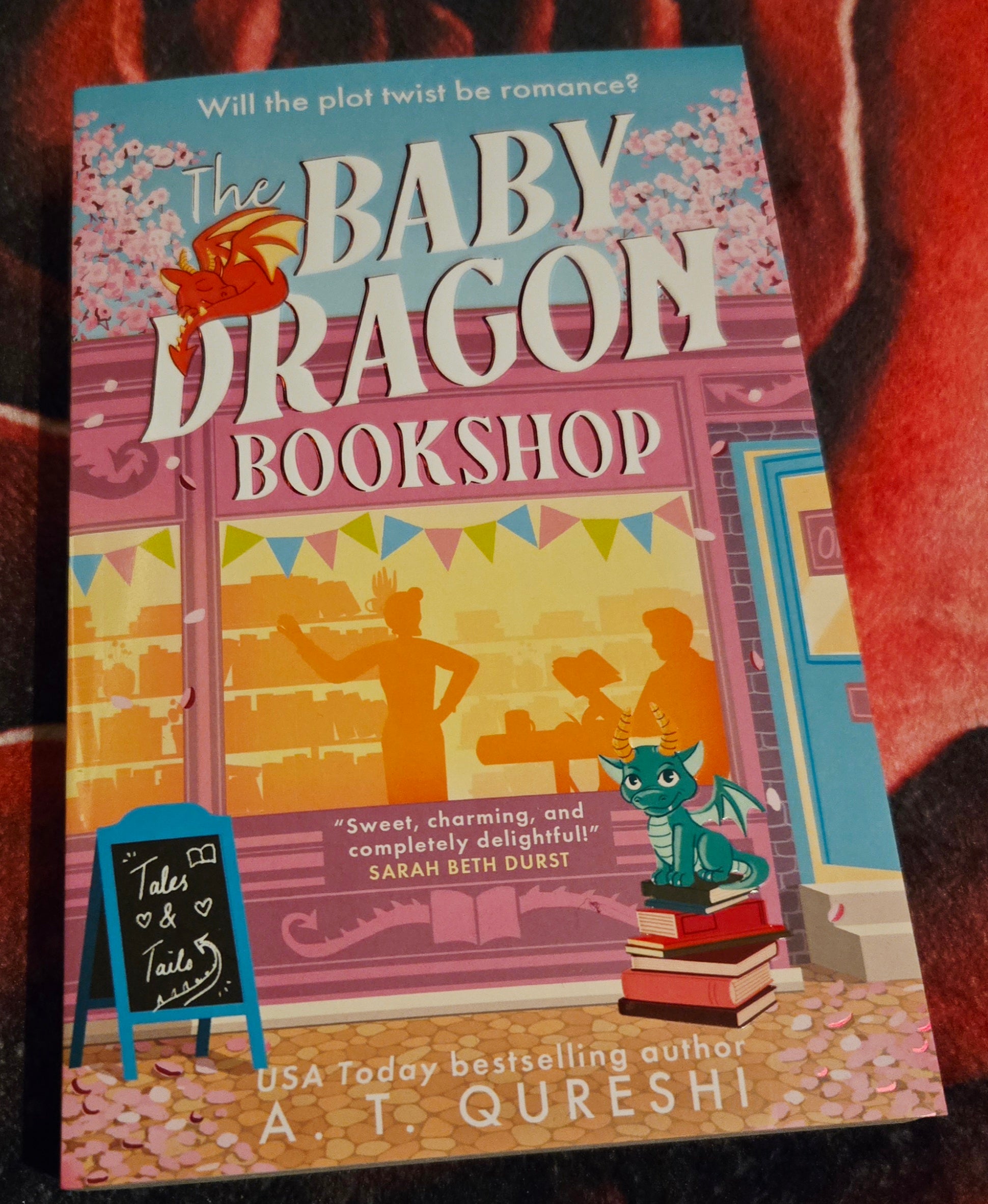 The Baby Dragon Bookshop (The Baby Dragon-series #3), by A.T. Qureshi (softback, english edition)