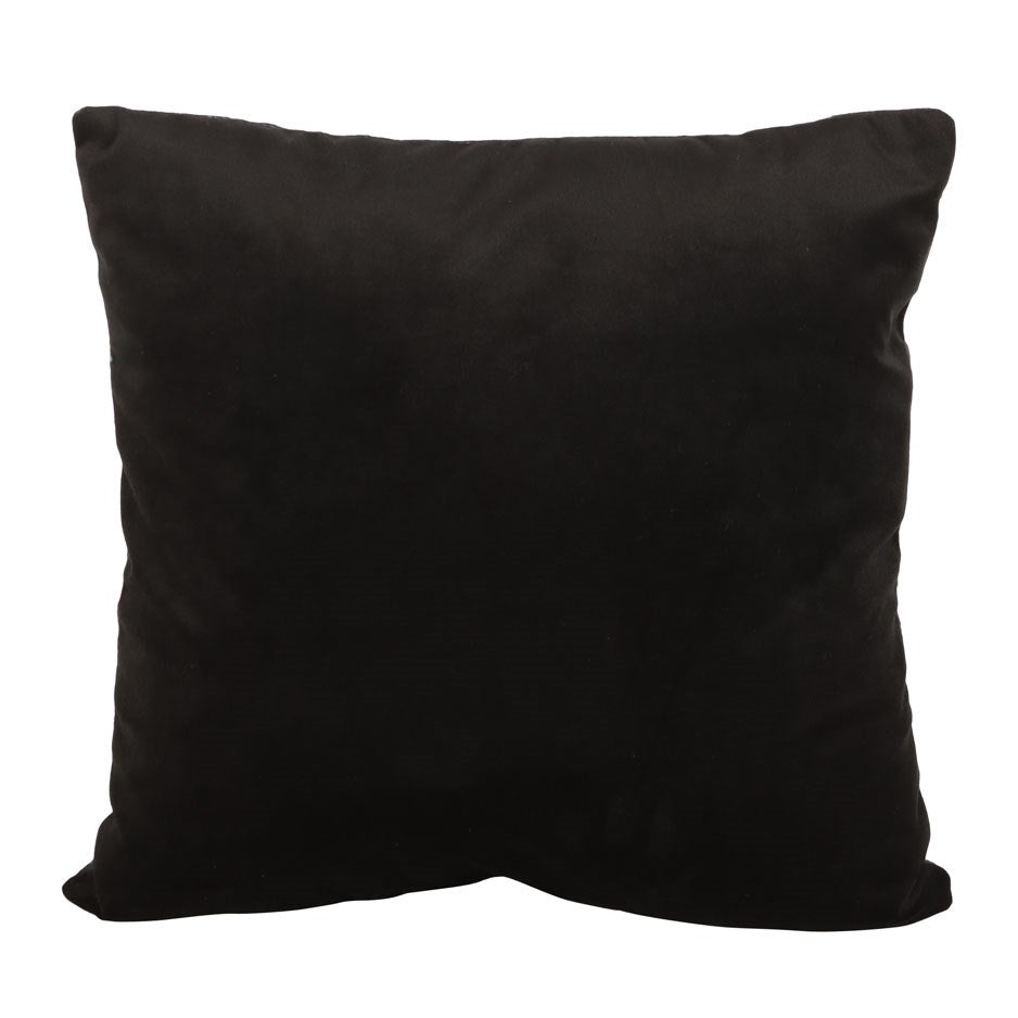 Dark Forest Mushroom & Moth Cushion – Square