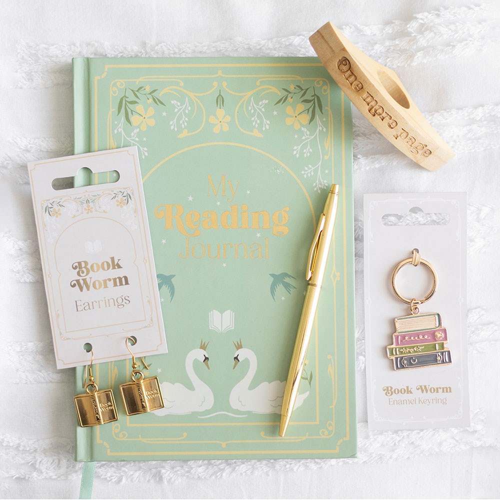 Bokmasknyckelring i legering och emalj