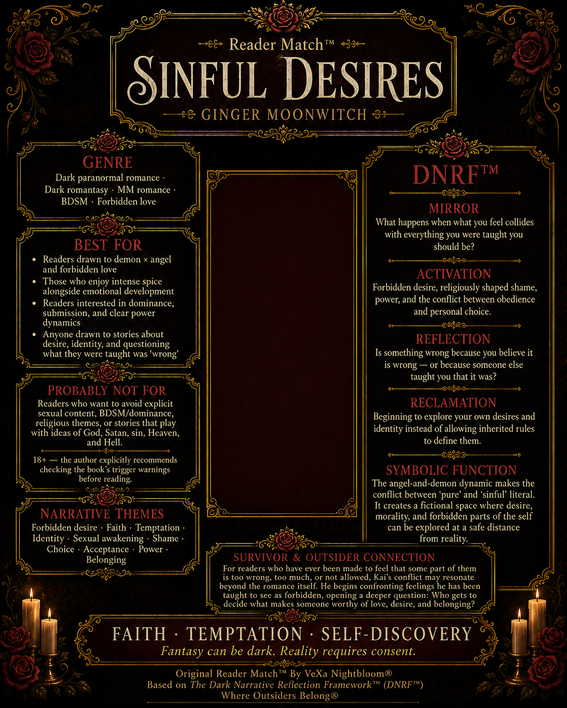 Sinful Desires, by Ginger Moonwitch (softback, english edition)