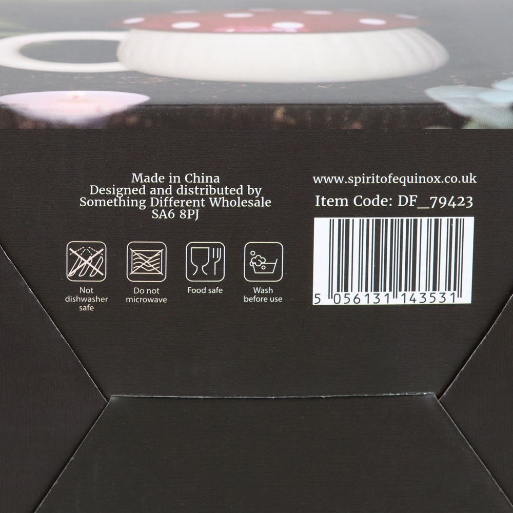 Svampformad keramisk mugg