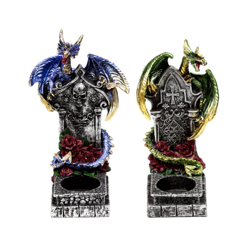 Dark Legends - Guradian of the Dead Dragon Tealight Holder (green)