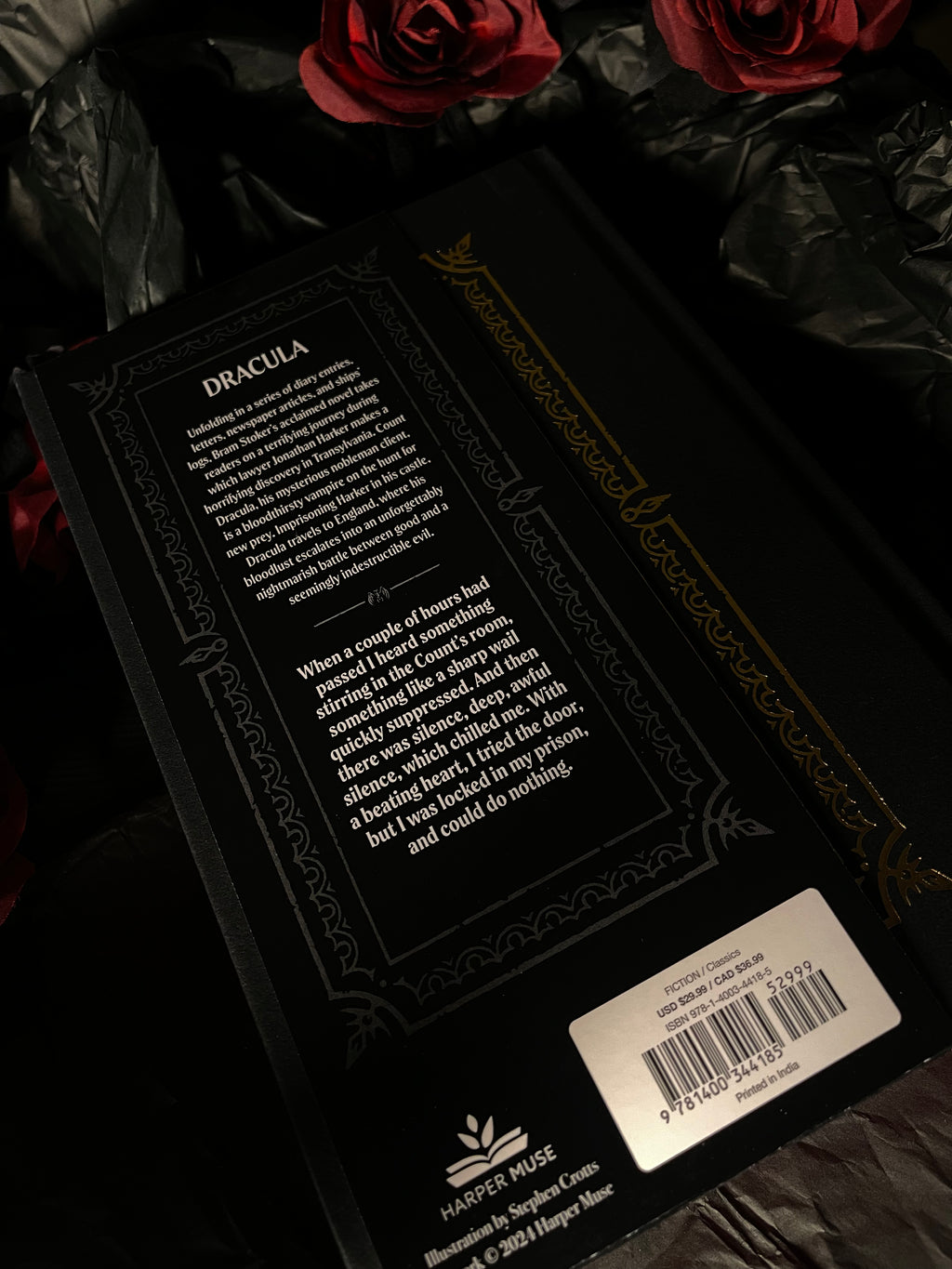 Dracula (The Gothic Cronicles Collection) Deluxe Edition, by Bram Stoker (hardback, english edition) - Dark Rose Emporium