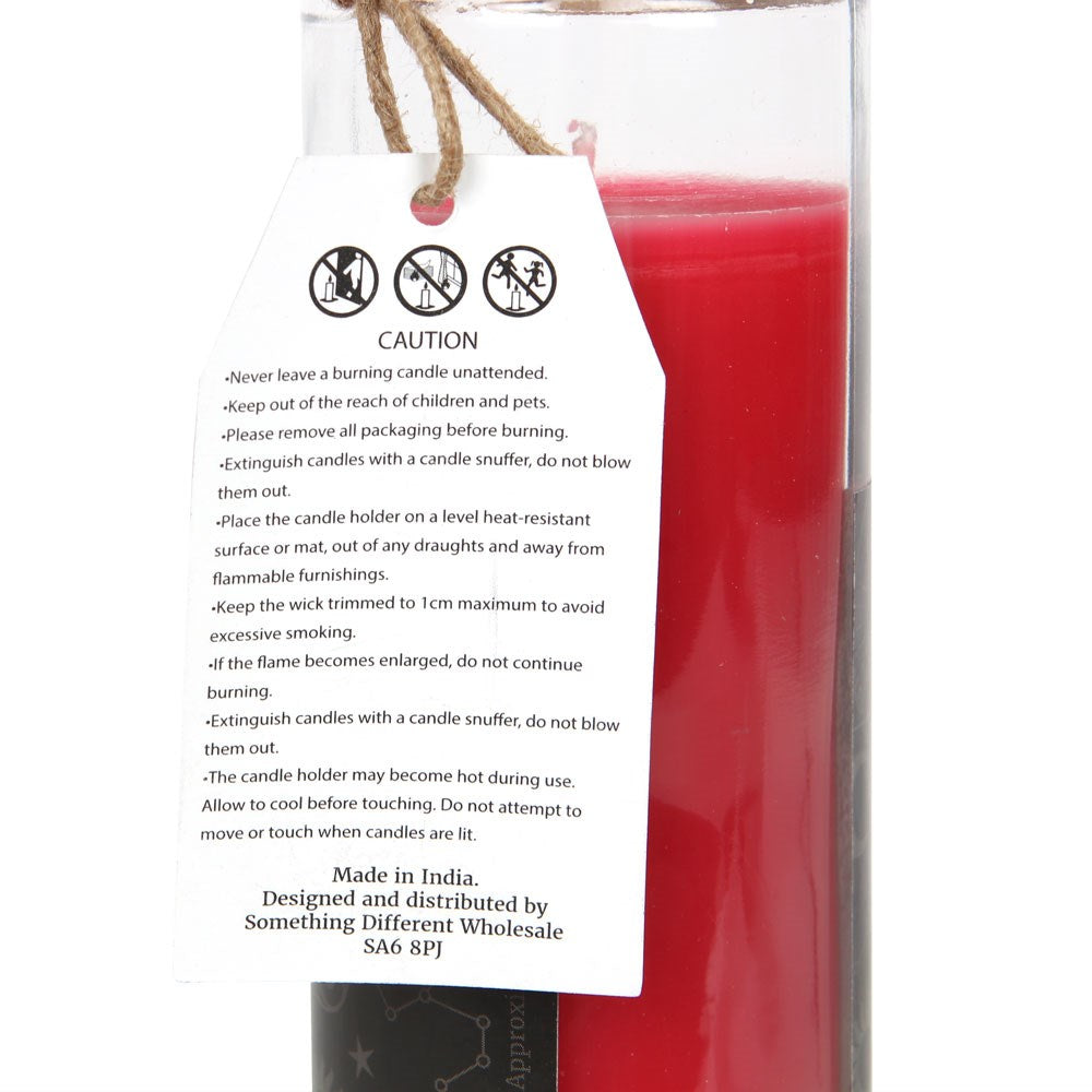 Red Rose Love Magic Spell Candle In Glass Tube