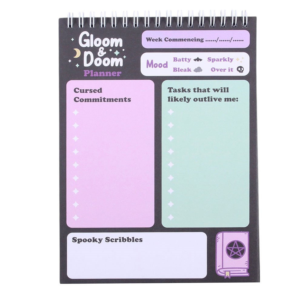 Candy Cauldron Gloom & Doom Desk Planner