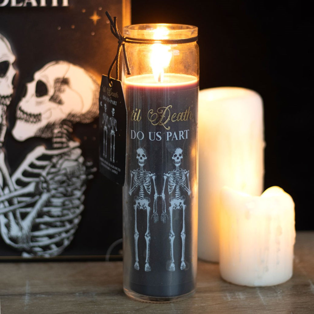 Til Death Do Us Part Amber Noir Fragranced Tube Candle
