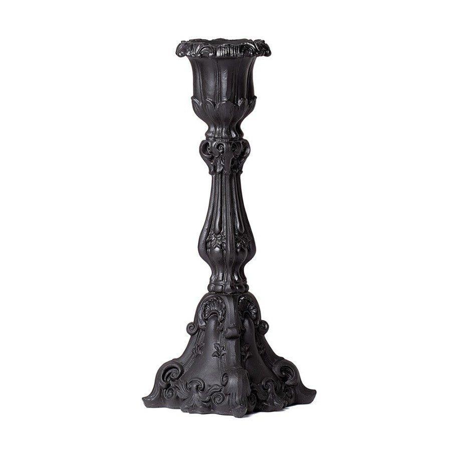 Baroque Candlestick (Black)