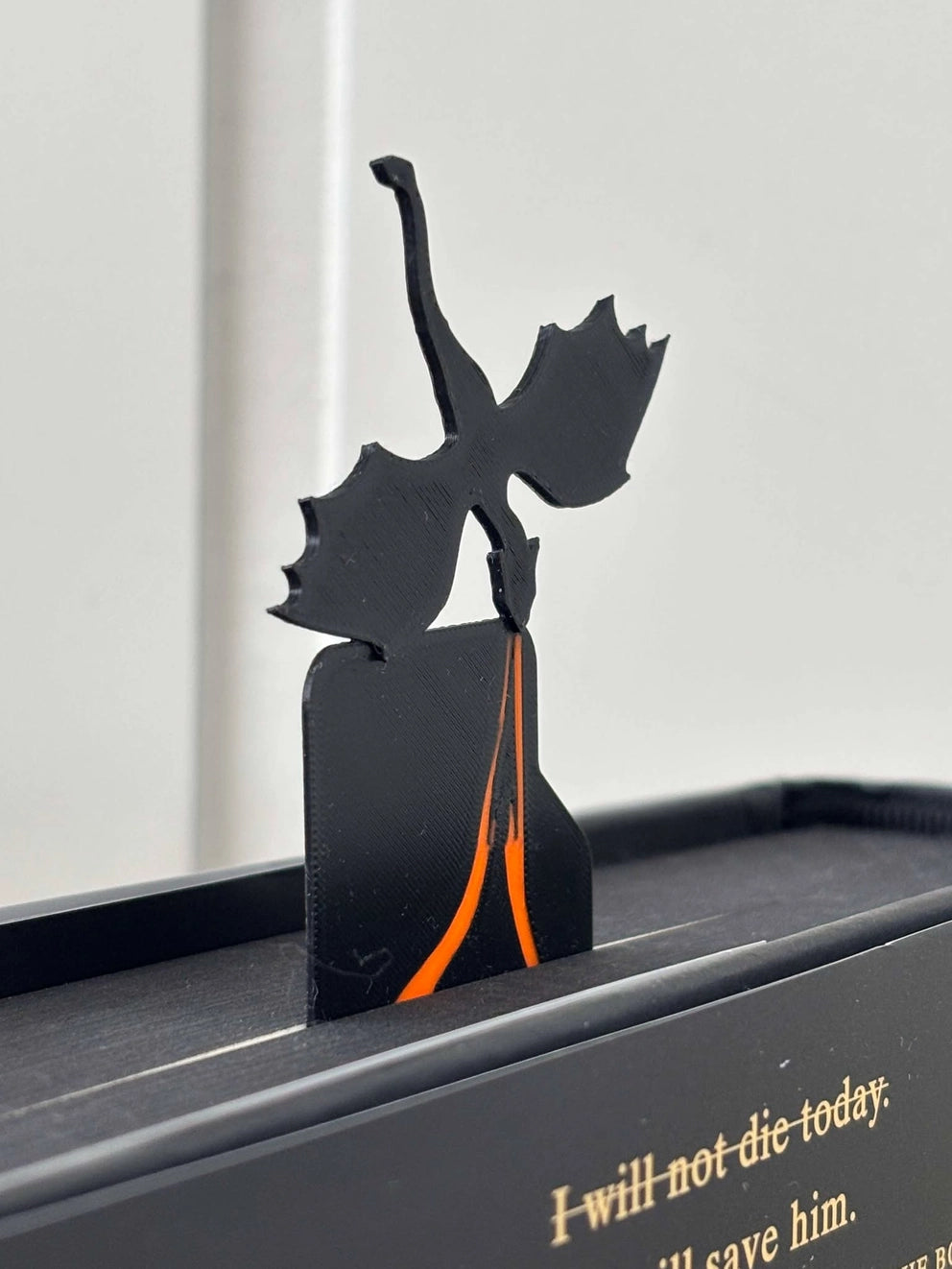 Bookmark – Dragon With Flames