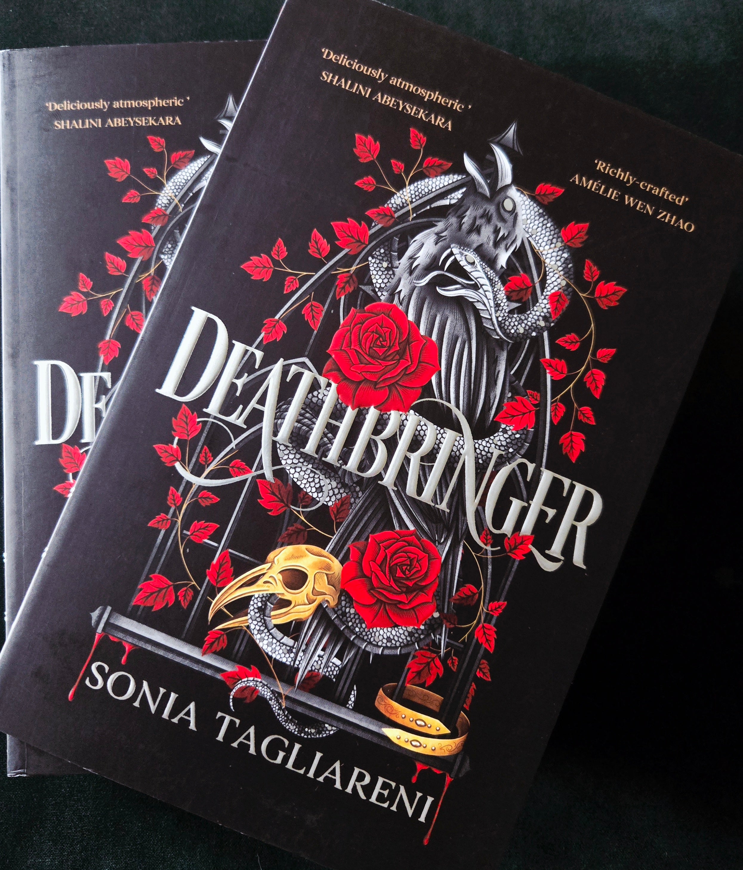 Deathbringer av Sonia Tagliareni - en dark academia/romantasy med nekromant