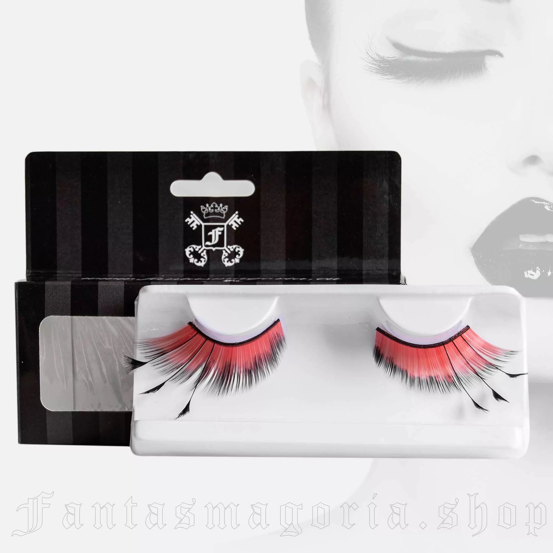Dragonfly Red Eyelashes