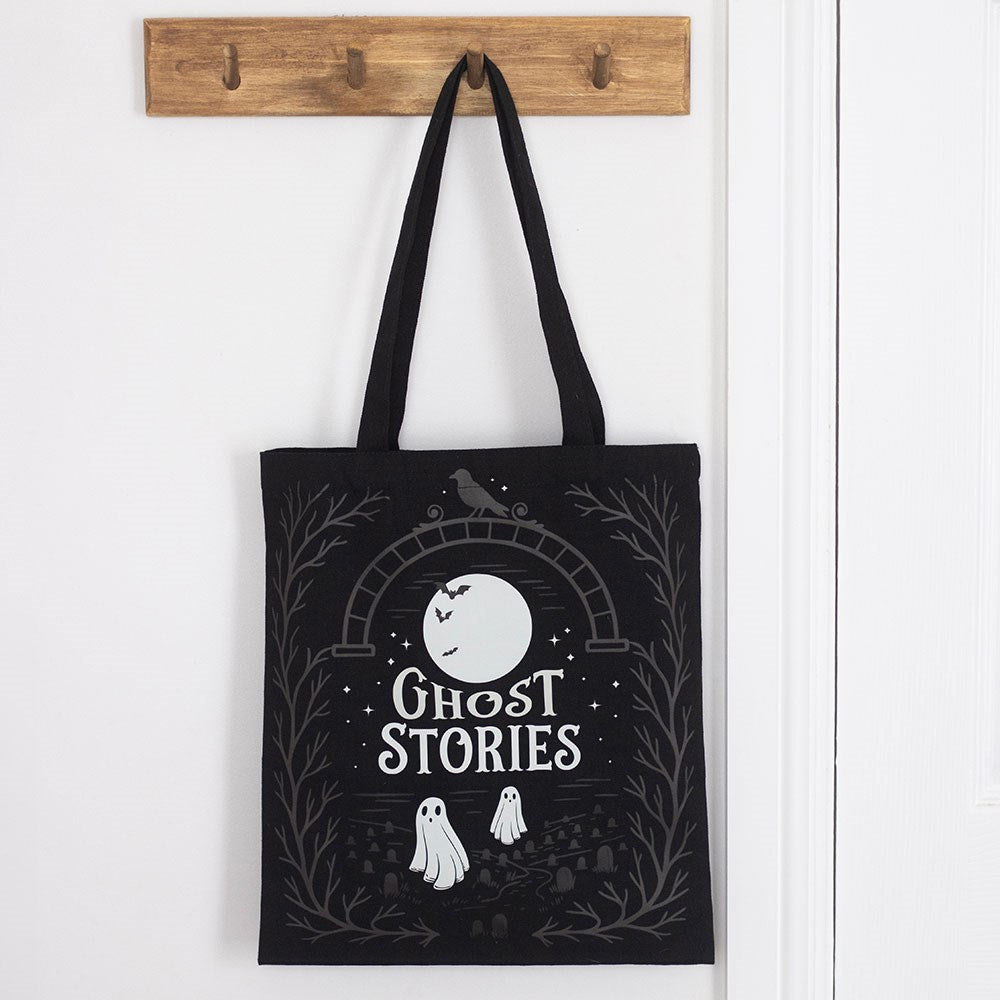The Haunted Library Ghost Stories Tote Bag