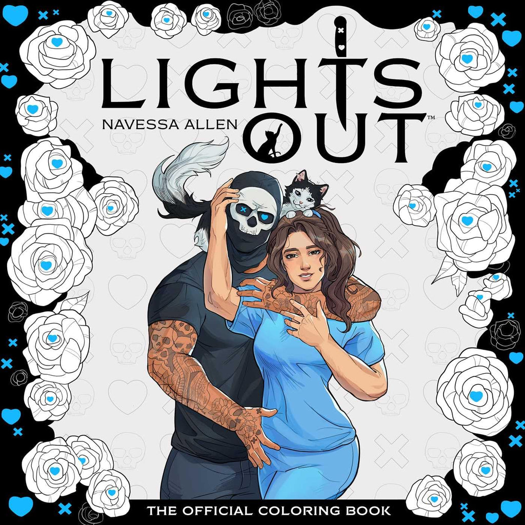 Lights Out: The Official Colouring Book, by Navessa Allen (softback, english edition)
