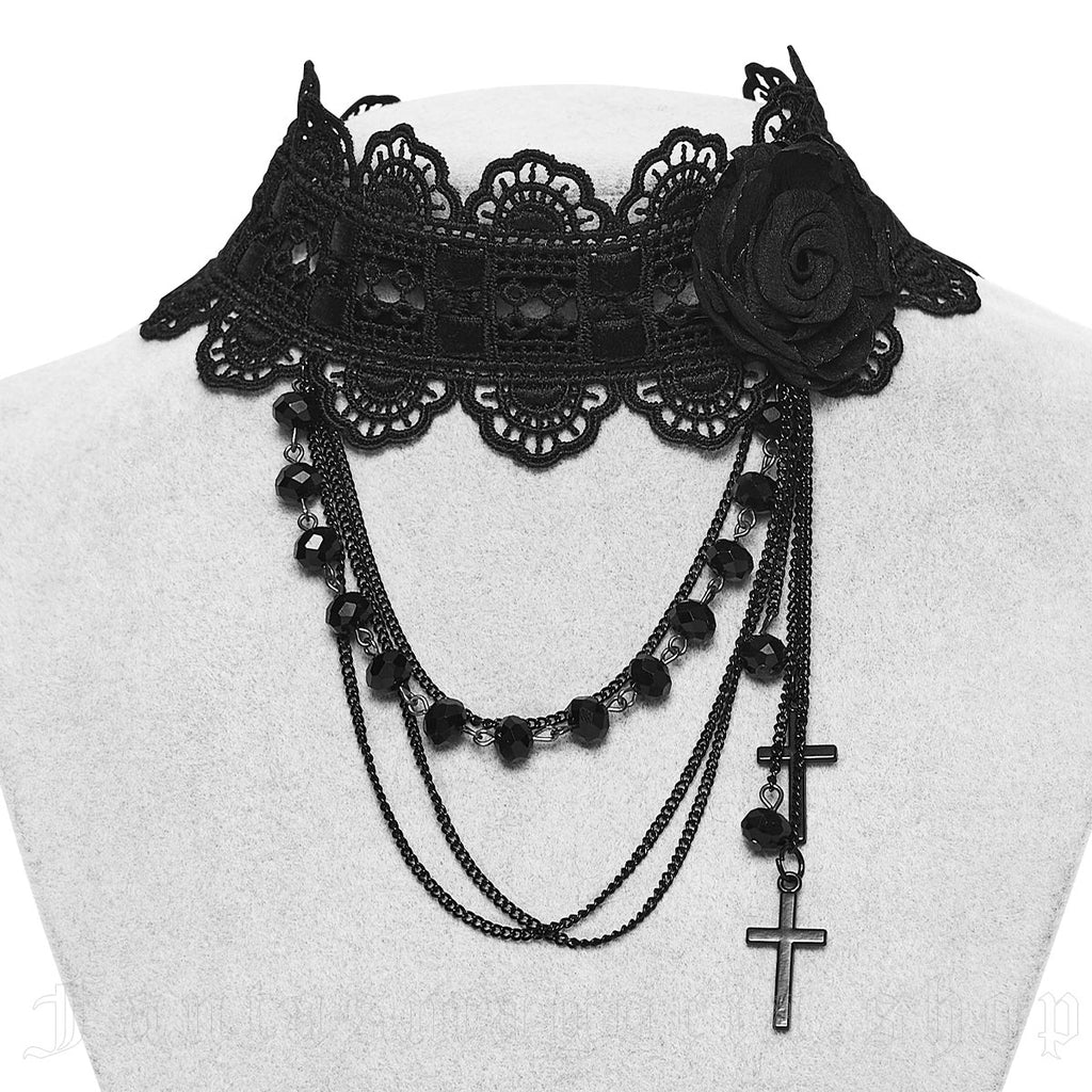Rose Noir Choker