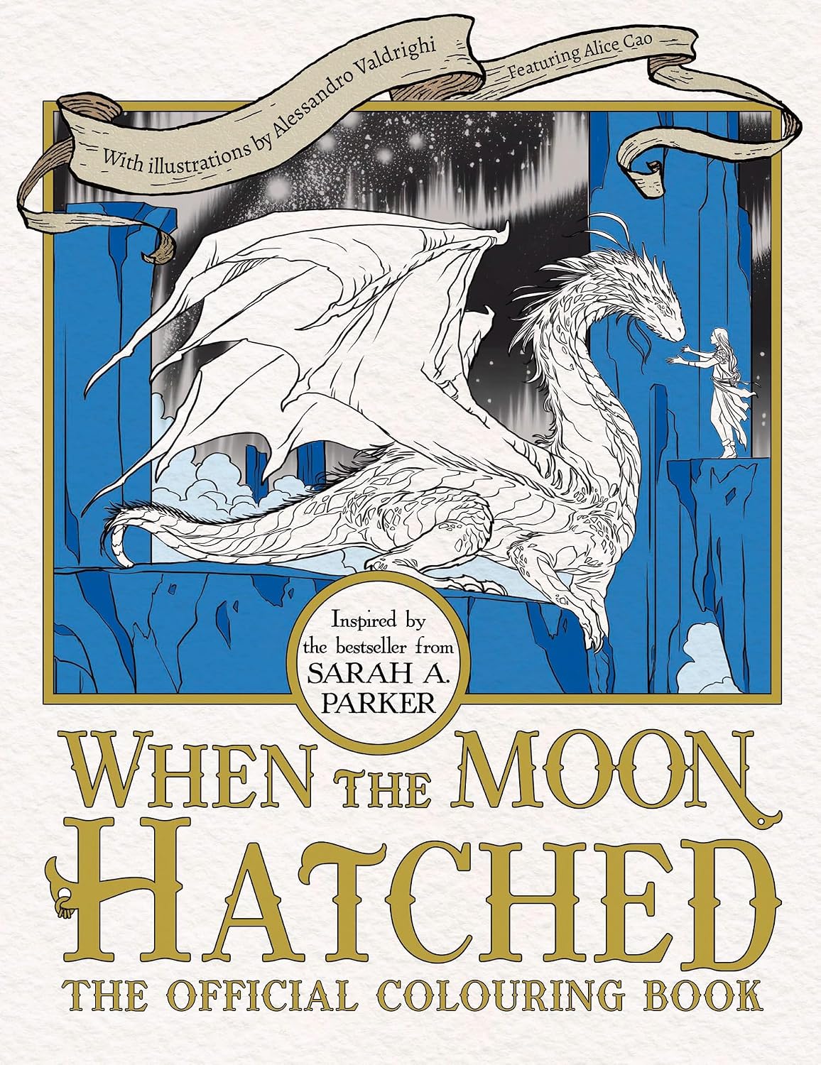 When The Moon Hatched - Official Colouring book, by Sarah A. Parker - Book - The Dark Rose Emporium