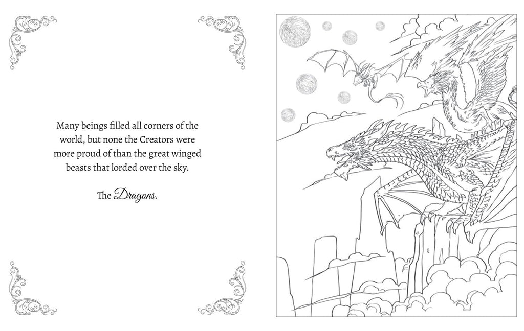 When The Moon Hatched - Official Colouring book, by Sarah A. Parker - Book - The Dark Rose Emporium