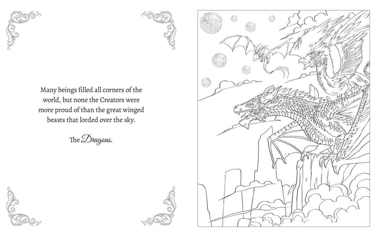 When The Moon Hatched - Official Colouring book, by Sarah A. Parker - Book - The Dark Rose Emporium